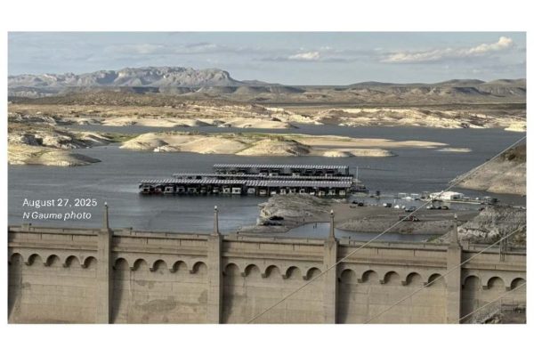 EBR marina in shrunken pool w rock islands Drinking Water, Taxpayers, Pecans, and the Lower Rio Grande Settlement
