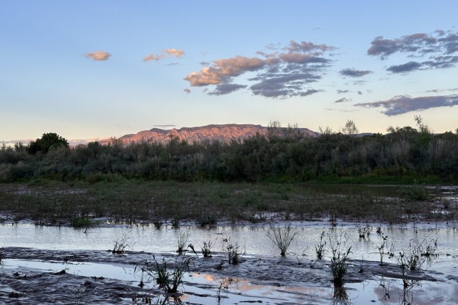 Rio Grande slowly flowing Life & Death of the Rio Grande