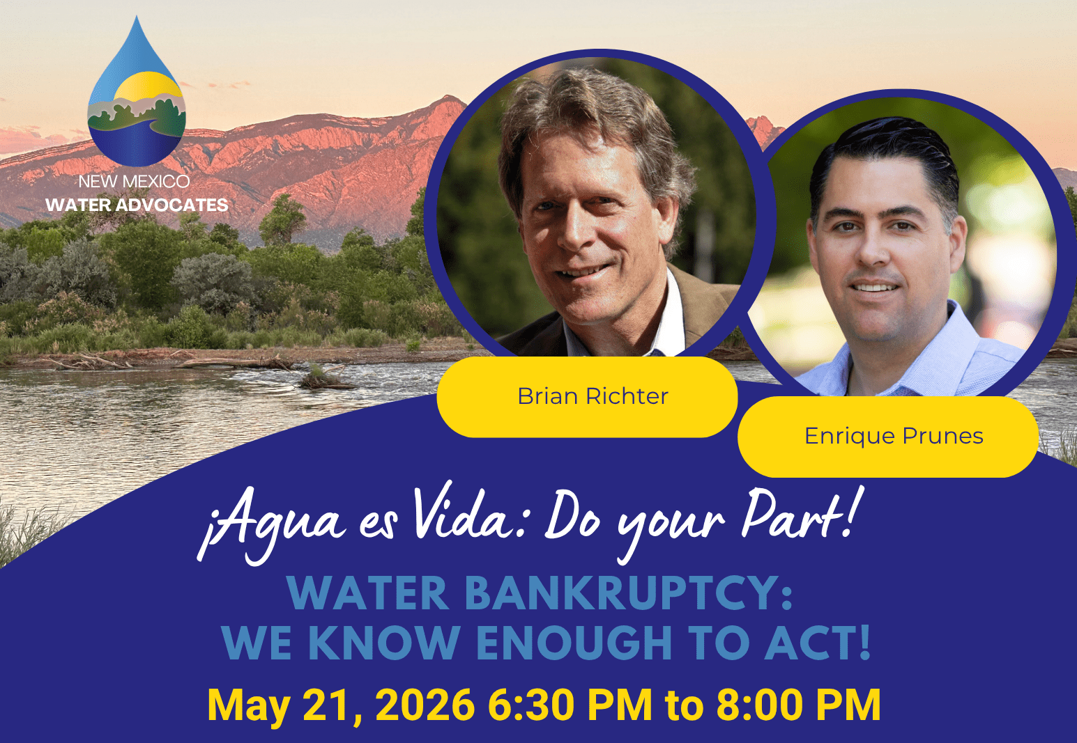 May 2026 Speakers Series Flyer