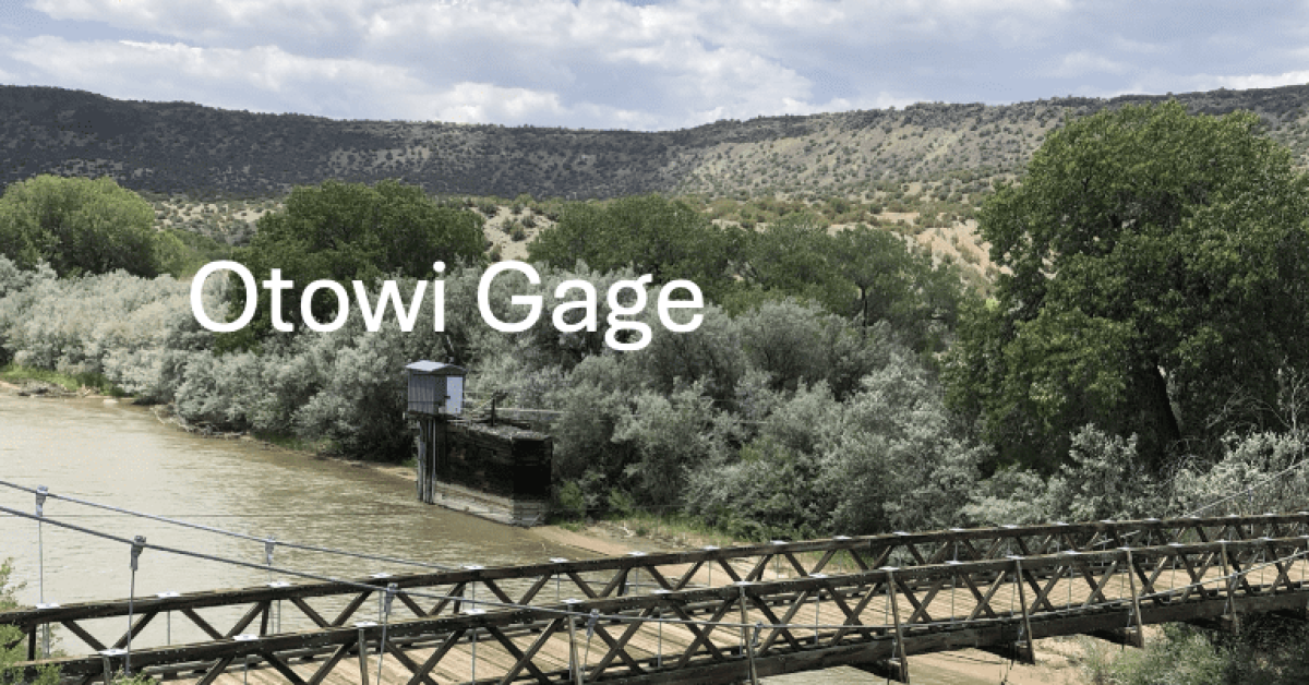 Otowi Gage labeled image New Mexico Is Running Dry. The State’s Draft Resilience Plan Doesn’t Seem to Notice.