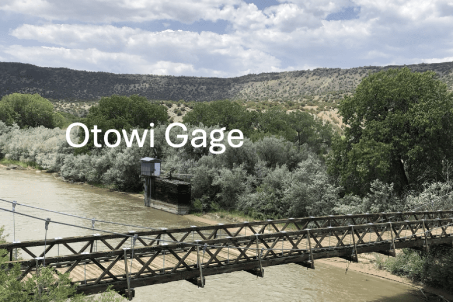 Otowi Gage labeled image New Mexico Is Running Dry. The State’s Draft Resilience Plan Doesn’t Seem to Notice.