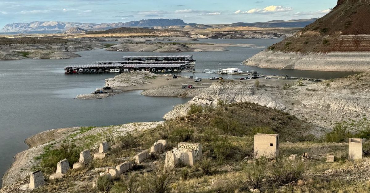 EBR once-drowned foundations & marina at 4% full Compliance is the only “Certainty” the Lower Rio Grande Settlement Provides