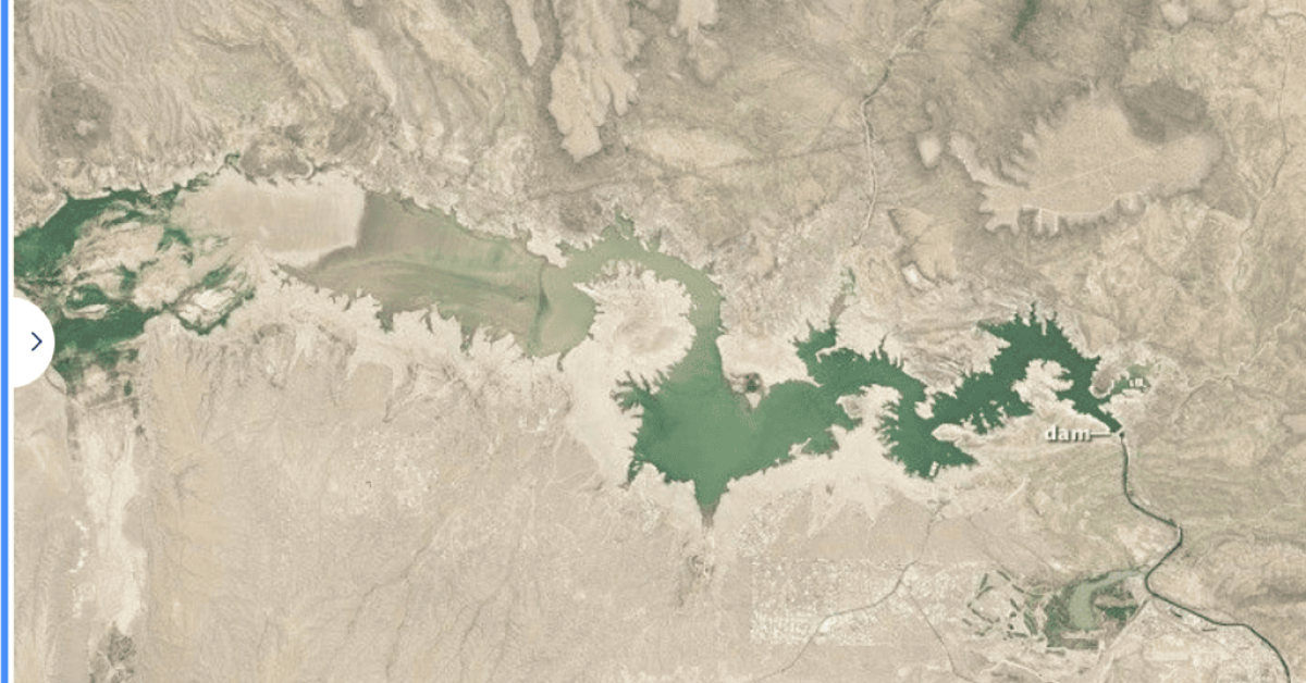 Elephant Butte Reservoir July 8 2013 NASA The Invisible Elephant in the Room