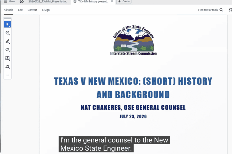 Featured image Nat transcript The Lower Rio Grande Settlement: A History of the Historic Water Dispute